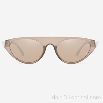 Cat Eye Damensonnenbrille mit Metall